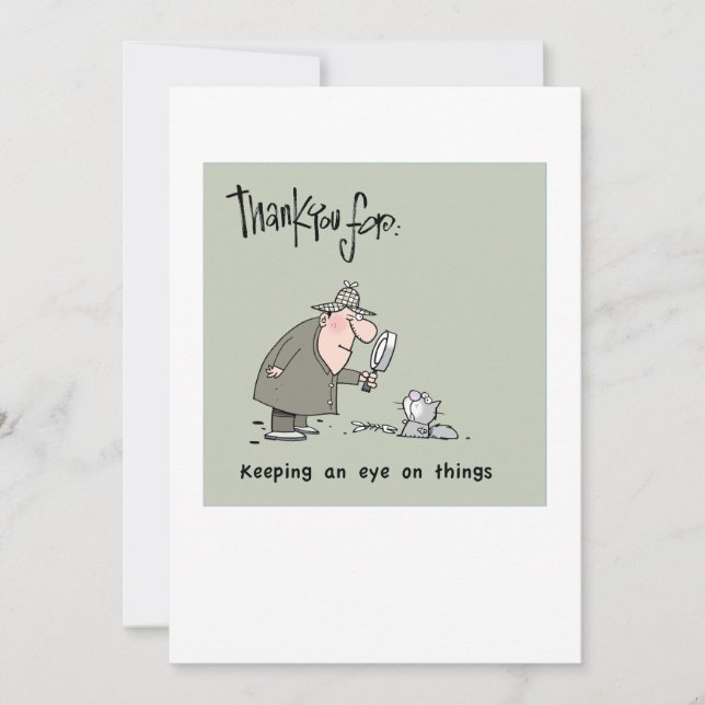 Tarjeta De Agradecimiento Thank you card for volunteers (Anverso)