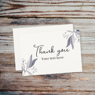 Tarjeta De Agradecimiento Thank you cards with floral design