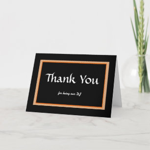Tarjeta De Agradecimiento Thank You, for being our DJ