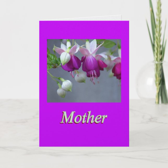 Tarjeta De Agradecimiento "Thank You, Mother"/ Mother's Day (Anverso)