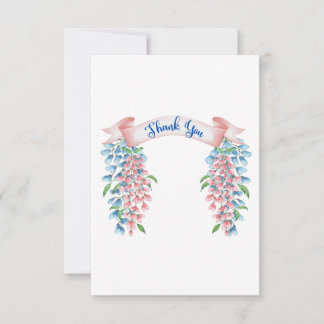 Tarjeta De Agradecimiento Thank You Wisteria Flowers