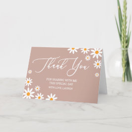 Tarjeta De Agradecimiento Thank yoy card boho Dais