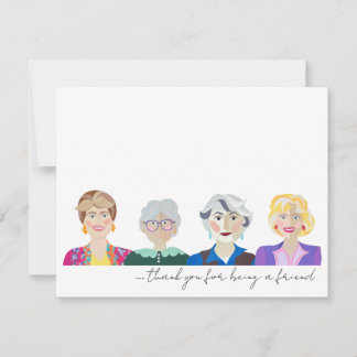 Tarjeta De Agradecimiento The Golden Girls Notecards