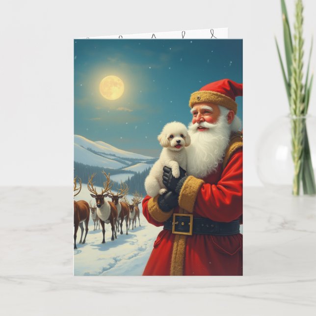 Tarjeta De Agradecimiento The loss of a pet at christmas (Anverso)