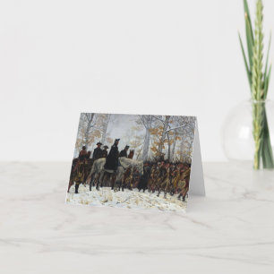 Tarjeta De Agradecimiento The March to Valley Forge by William B. T. Trego