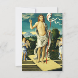 Tarjeta De Agradecimiento The Resurrection of Jesus Holy Card