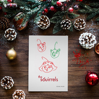 Tarjeta De Agradecimiento The Sbuirrels #10: "A Sbuirrels Navidades" (2021)