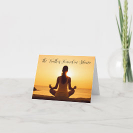 Tarjeta De Agradecimiento The Truth is Found in Silence Blank