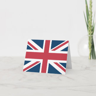 Tarjeta De Agradecimiento The Union Jack British Flag Card