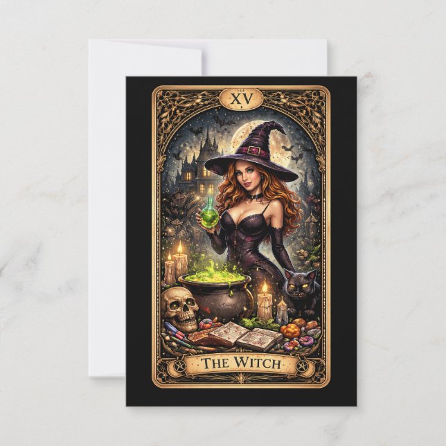 Tarjeta De Agradecimiento The Witch’s Brew (Anverso)