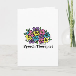 Tarjeta De Agradecimiento Therapist Speech Gracias