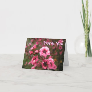 Tarjeta De Agradecimiento Think Pink le agradece