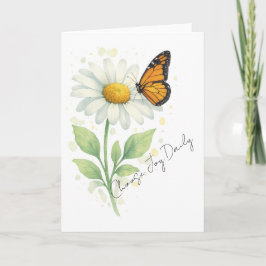 Tarjeta De Agradecimiento Thinking of You Notecard - Daisy & Butterfly