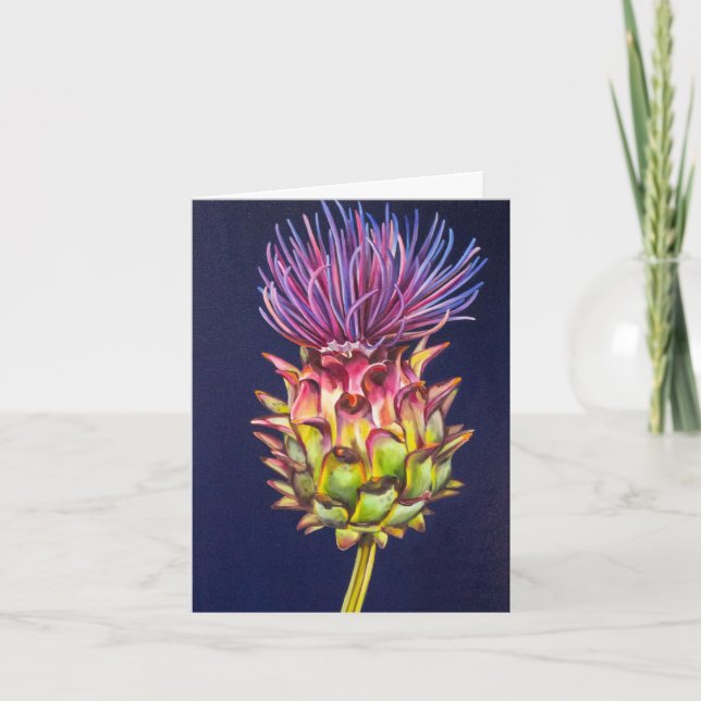 Tarjeta De Agradecimiento Thistle Card (Anverso)