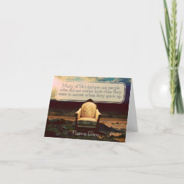 Tarjeta De Agradecimiento Thomas Edison cita Inspiradora "Fracasos"