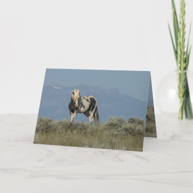 Tarjeta De Agradecimiento Thor's Challenge Wild Horse Greeting Card (Anverso)