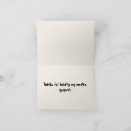 Tarjeta De Agradecimiento Thug Life Baby Thank you notes