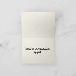 Tarjeta De Agradecimiento Thug Life Baby Thank you notes