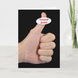 Tarjeta De Agradecimiento Thumbs Up gracias