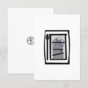 TARJETA DE AGRADECIMIENTO TIBETAN MONK