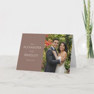 Tarjeta De Agradecimiento Tierra alegre elegante foto