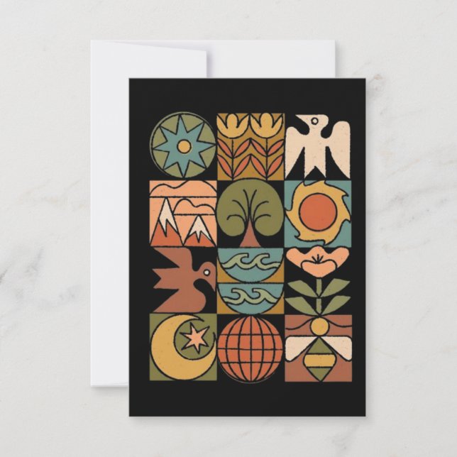 Tarjeta De Agradecimiento Tierra Realm (Anverso)