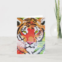 Tigre (2019) - pequeño - 4" x 5,6" - vertical