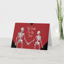 Tarjeta De Agradecimiento Till Death Do Us Part Valentine's Day Card opt2