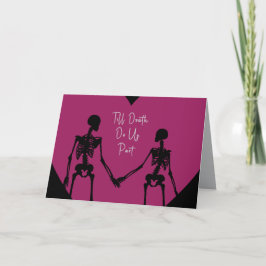 Tarjeta De Agradecimiento Till Death Do Us Part Valentine's Day Card opt8