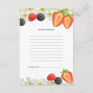 Tarjeta De Agradecimiento Time Capsule First Birthday Card