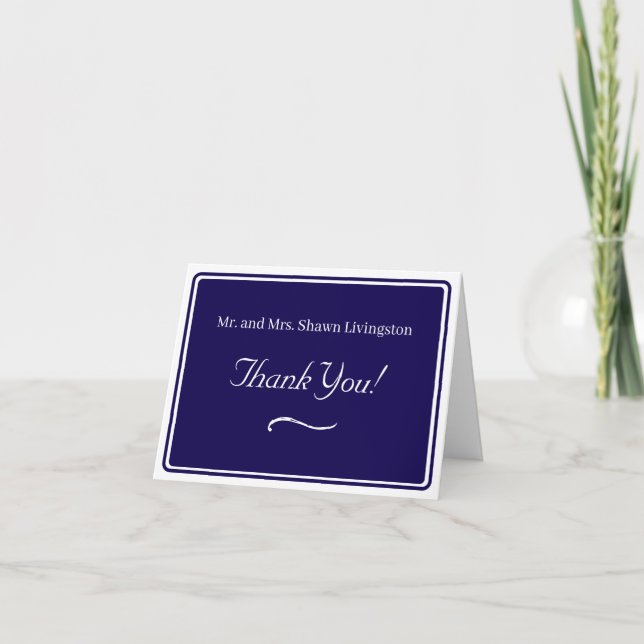 Tarjeta De Agradecimiento Timeless Catholic Monogrammed Wedding  (Anverso)