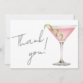 Tarjeta De Agradecimiento Tini Bit Older Martini