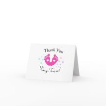 Tarjeta de agradecimiento Tiny Toes