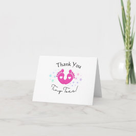 Tarjeta de agradecimiento Tiny Toes