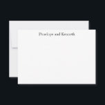 Tarjeta De Agradecimiento Tipografía Clásica Blanco y Negro Minimalista Mode<br><div class="desc">Tarjeta de agradecimiento con tipografía clásica blanco y negro minimalista moderna</div>