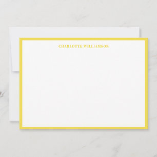 Tarjeta De Agradecimiento Tipografía Negrita Personalizada Nombre Borde Amar