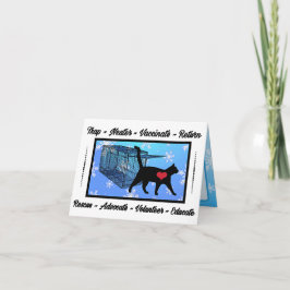 Tarjeta De Agradecimiento TNR CAT Rescue Trampa Neutro Retorno Vacaciones XM