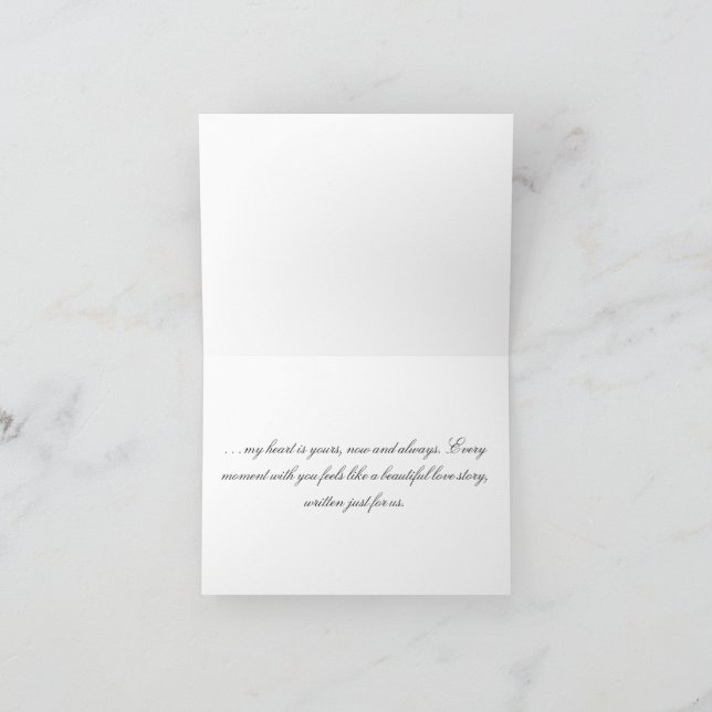 Tarjeta De Agradecimiento "To My Dearest” Custom Name Love Card  (Interior)