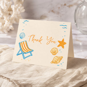 Tarjeta De Agradecimiento Todo lo que veo es amor Arte costero atrevido de p