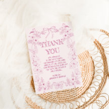 Toile floral rosa De Jouy Chica Baby Shower