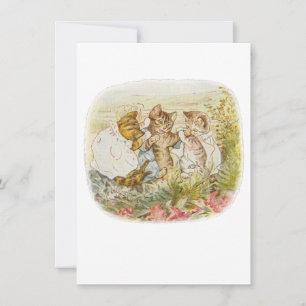 Tarjeta De Agradecimiento Tom Kitten Vintage Ilustracion