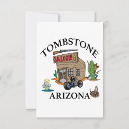 Tarjeta De Agradecimiento Tombstone, Arizona