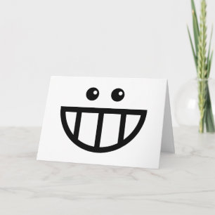 Tarjeta De Agradecimiento Toothy Face Gracias