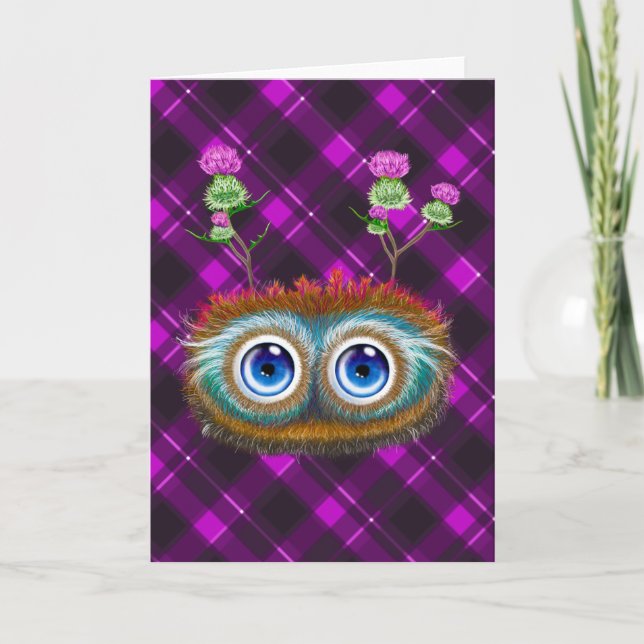 Tarjeta De Agradecimiento ¡Toques de bocina Haggis de los pitidos! (Anverso)