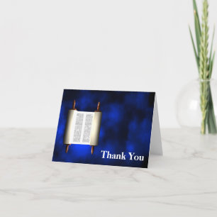 Tarjeta De Agradecimiento Torah Light Gracias