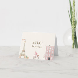 Tarjeta De Agradecimiento Torneo de París