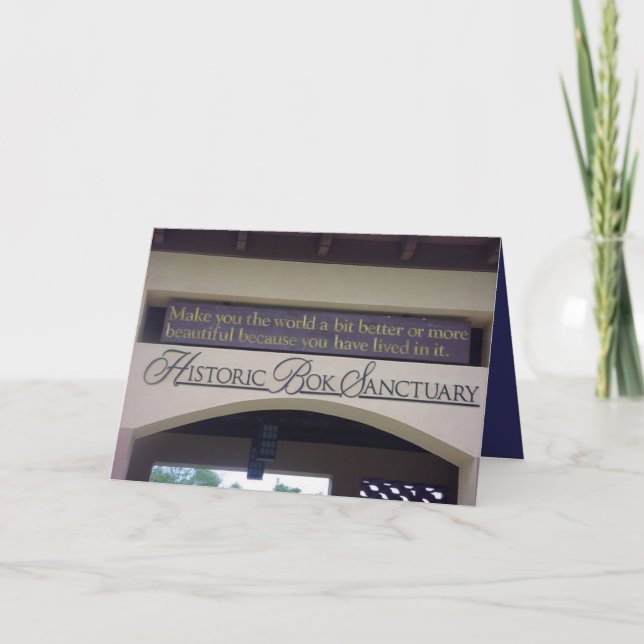 Tarjeta De Agradecimiento Torre Bok 003 (Anverso)