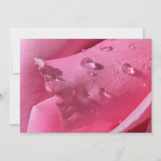 Tarjeta De Agradecimiento Torre Eiffel Rosa Notecard