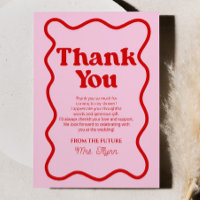 Torta de Boda con Borde Ondulado Retro Rosa Rojo