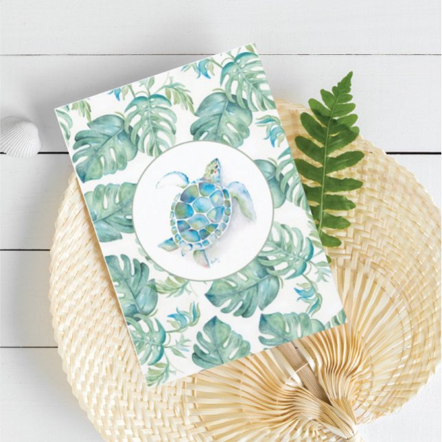 Tarjeta De Agradecimiento Tortuga acuática deja propuesta de dama de honor (Subido por el creador)